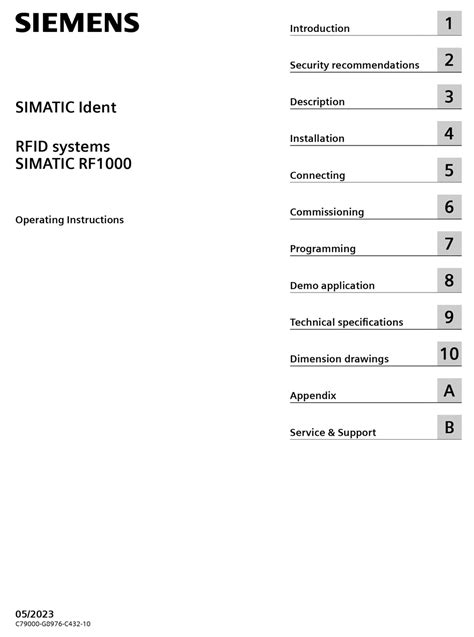 siemens rfid 1000 manual